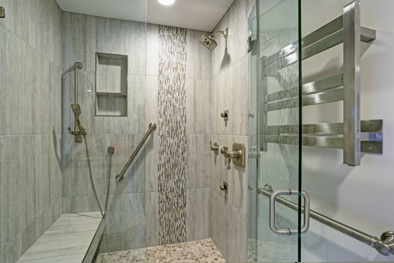 Modern bathroom renovation with a walk-in shower